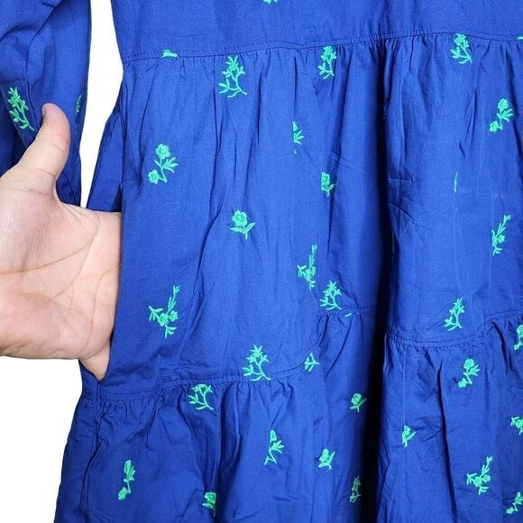 NEW Hatley Maddy Popover Dress Embroidered Flowers Size Small - Picture 7 of 12